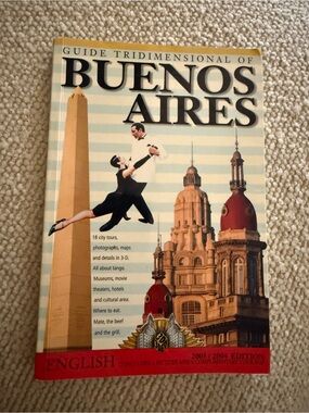 Vintage Guide Tridimensional Buenos Aires Daniel Santoro Argentina travel book